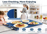 Devanti Food Warming Mat 60 x 38cm Electric Food Warmer With Timer FWM-6D-BL