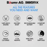 BAUMR-AG 38" Ride On Mower Lawn Tractor, Side Discharge or Mulch, Electric Start, 14hp 452cc, V219-MOWRIDBMP38SA
