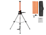 Laser Level Tripod, 1/4"-20 & 5/8"-11 Thread Mount, 40.94-133.85 inch Height Adjustment with Level V952-QZSJJTJYZGS0NVYUIV0