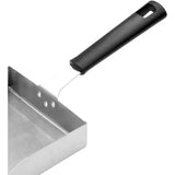 Stainless Steel Griddle Shovel with Raised Edges for Scraping and Moving, Large Size V1237-MS-912-175