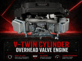 25HP V-Twin Vertical Shaft Lawn Engine Petrol Motor 4 Stroke Ride On Mower V379-PTROLMTR74