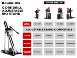 BAUMR-AG Adjustable Core Drill Wheeled Rig Stand V219-DRLSTDBM431A