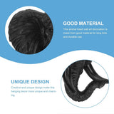 Lifelike Elephant Head Wall Hanging Craft Black Resin African Style Sculpture V1369-AZ3-W-18904