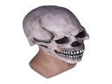 Scary Skull Mask with Movable Jaw Flexible Latex Halloween Costume Party Props Cosplay AccessoryDark V1294-YM0714-3117210187712