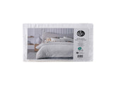 Accessorize Elma White Jacquard Quilt Cover Set Queen V442-HIN-QUILTCS-ELMA-WHITE-QS
