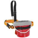 Garden Fruit Picking Basket Brown Plastic and Nylon Portable Harvester V1370-AZ4-14394