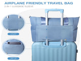 Travel Bags-Carry On Bag-Weekender Bags For Women-Duffle Bag For Travel-Gym Bag For Women-Overnight V1265-262-BLUE