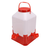 Chicken Waterer 10L Large Capacity Easy to Clean Manual Chick Drinker Waterer for Poultry Feeding V1294-YM0901-3111250223811