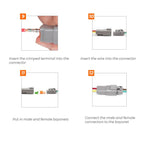 1000PCS Deutsch DT Connector Plug Kit With Genuine Deutsch Crimp Tool Auto Marine V201-EBA0750BL8AU