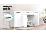 Artiss Shoe Rack Cabinet 26 Pairs Adjustable White Cissy FURNI-O-SHOE-120-WH-AB
