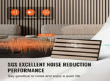 Wood Slat Acoustic Panels, 7.9 x 94.5 inch, MDF Accent Wooden Wall Panels for Modern Interior Wall V952-FHXWBTQBYML7LX06FV0