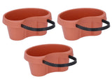 Flower Pot with Adjustable Strap Plastic Drain Pipe Flower Container Succulent Seedling Pot for V1294-YM0523-3111220037511