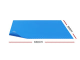 Aqua Buddy Pool Cover 600 Micron 6.5x3m Swimming Pool Solar Blanket Blue PC-65X30-L-BL