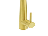 Round Brushed Gold Pull Out Kitchen Sink Tap Basin Mixer Faucet Flexible Spout V1233-KRD515G