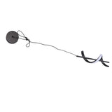 Spiral LED Pendant Light Black Glareless Bright Eyes Protection LED Hanging Lamp for Living Room V1294-YM0706-3119230118611