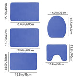 Memory Foamroom Rug Sets 5 Piece, Ultra Absorbent Mat, Non Slip Water Absorbent Washable V1369-AZ3-W-09571