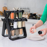 Rotating Spice Rack Set, Storage Shelf, Household Organizer Rack V1265-YY-434