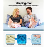 Giselle Bedding Memory Foam Mattress Topper Cool Gel 5cm King MATTRESS-TOP-C-GEL-5-K