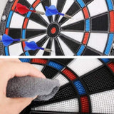 13.5" Dartboard Dart Board with Soft Tip Darts Electronic Scorer 32 Games DB-ELEC-32-GAME