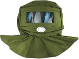 Sand Blasting Hood Cap, Shawl Cap Sandblasting Mask Anti Dust/Wind Sandblasting Tool V1258-DP02-C-2110