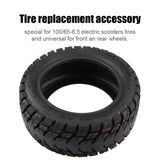 11 Inch 100/65-6.5 Tubeless Tire Widened & Thickened Vacuum Tire Off-Road Tire with Nozzle V1369-AZ3-W-16287