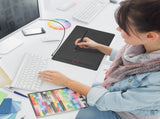 Digital Graphics Tablet Drawing Pad 8192 Levels Large Working Area 285x180mm Compatible with V985-GRAPHICSTABLET