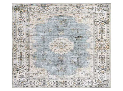 Marlow Floor Rug Short Pile Washable Vintage Carpet Soft Plush Non Slip 200x230 FR2040-200X230_NZ