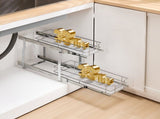 215 x 533 x 385mm Pull Out Cabinet Organizer, Heavy Duty Slide Out Pantry Shelves, Steel Roll Out V952-FZSLLDGGEC8YYL3H6V0
