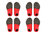 4X Pair Full Whole Insoles Shoe Inserts M Size Arch Support Foot Pads V274-GM-BI-INSOLE-FL-M4