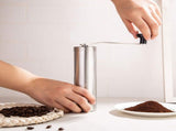 Manual Coffee Grinder Stainless Steel With Adjustable Ceramic Conical Burrs Compact Portable For V1237-ZY-807-095