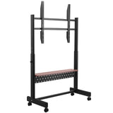 Rolling TV Stand, Mobile TV Cart for 55-100 Inch Screens, Height Adjustable Portable Monitor Stand V952-TYSDLDDSJZJZ9H73Q001V0