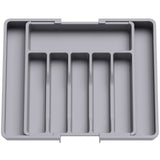 ware Drawer Organizer, Expandable Utensil Organizer for Kitchen Drawers, Adjustable Cutlery and V1366-AZ2-W-07950