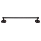 Copper Towel Bar European Style Bathroom Single Bar Towel Rack Bathroom Hanging Rack Black V1294-YM0901-3112230064011