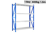 Centurion Standard 1 Bay 1.5M Wide Long-Span Garage Shelving 400kg LS-100