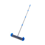 Swimming Pool Brush with Pole Round Scrub Brushes Pool Wall Tile Brush for Home Hotel Blue V1294-YM0901-3111260006011