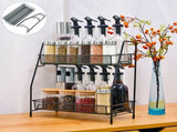 Spice Rack 2 Layer Metal Spice Rack Large Vertical Spice Rack V1188-MS-227-2814