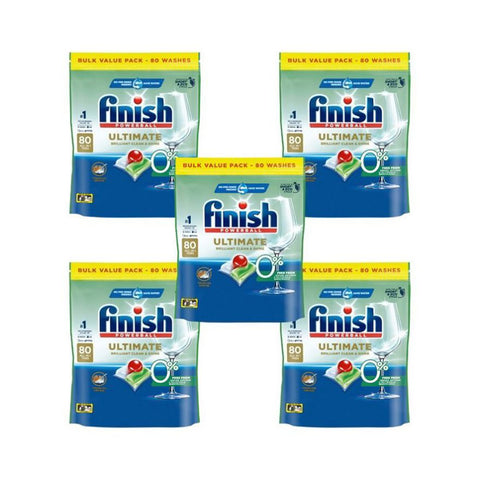 Finish Ultimate 0% Foam 400 Dishwasher Tablets FINISH-3279188X5
