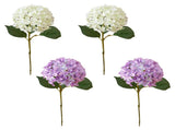 4PCS Artificial Hydrangea Flowers Simulation 3D Printing Decorative Hydrangea Branches for Home V1294-YM0901-240506HL02-3