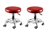 Levede 2x Salon Stool Swivel Barber Stools T4498-BGX2