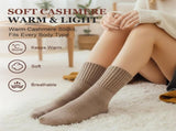 Women's Solid Mid Calf Socks, 2026 New Cozy Soft Comfy Warm Thick Cute Knit Crew Socks Multipack for V1258-DP02-C-2476