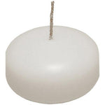 20 Pack of 4 Hour White Floating Candles - 4cm diameter - wedding party decoration V382-20WHITEFLOAT4CM