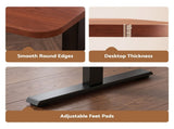 Artiss Electric Standing Desk Height Adjustable Table 120cm Walnut Black HASD-B-S2522R-120-BKWA