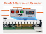 Continuous Bag Band Sealing Machine, 6-12 mm Sealing Width, Vertical Band Sealer Machine with V952-LSLXFKJTBPQB7G874V3