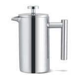 350ML Double Wall Stainless Steel Coffee Maker French Press Tea Pot with Filter V1294-YM0722-JY01656