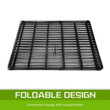 Pet Playpen Foldable Dog Cage 8 Panel 42in with Cover V274-PET-PP42-PPCV42-GN