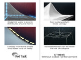 RED TRACK 3x3m Premium Pop Up Gazebo Marquee, Patented Steel Cable Canopy Support System, Wheeled V219-OTDGZWRT33WB