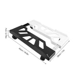 Mobile CPU Stand with Adjustable Height and Wheels, Space-Saving Computer Tower Cart for Secure and V1369-AZ3-W-19469
