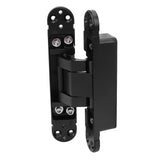 Door Hinge Quiet Zinc Alloy Matte Finished 3D Adjustable Invisible Door Hinge for 1 3/8 Inch Door V1294-YM0901-3114240081311