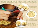 56 Letters Copper Mold DIY Wood Carving Set,Hot Stamp Tool with Letters for Wood,DIY Wood V1369-AZ3-W-22235