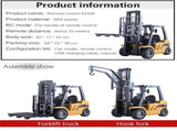 Huina 1/10 RC 8CH ForkLift Excavator Industrial Construction Engineering Vehicle Truck Kids Adult V610-TOY-HN-1577